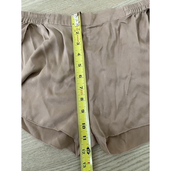 Lunya Washable Silk Tulip Back Pajama Set S Otium Tan Luxury Loungwear Comfy - Picture 16 of 16